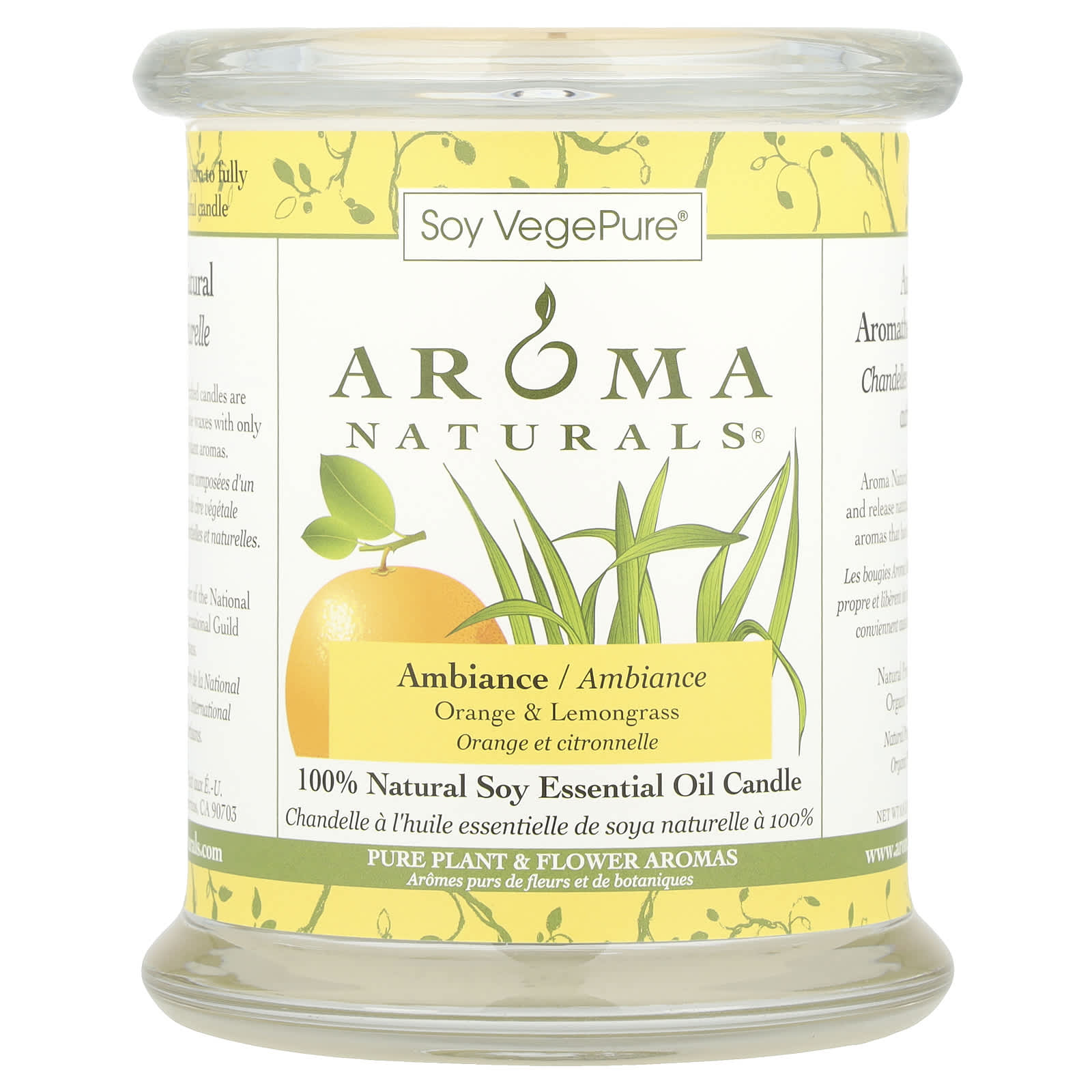 Natural Soy Essential Oil Candle for Ambiance, 100% Soy, 8.8 oz - Image 1