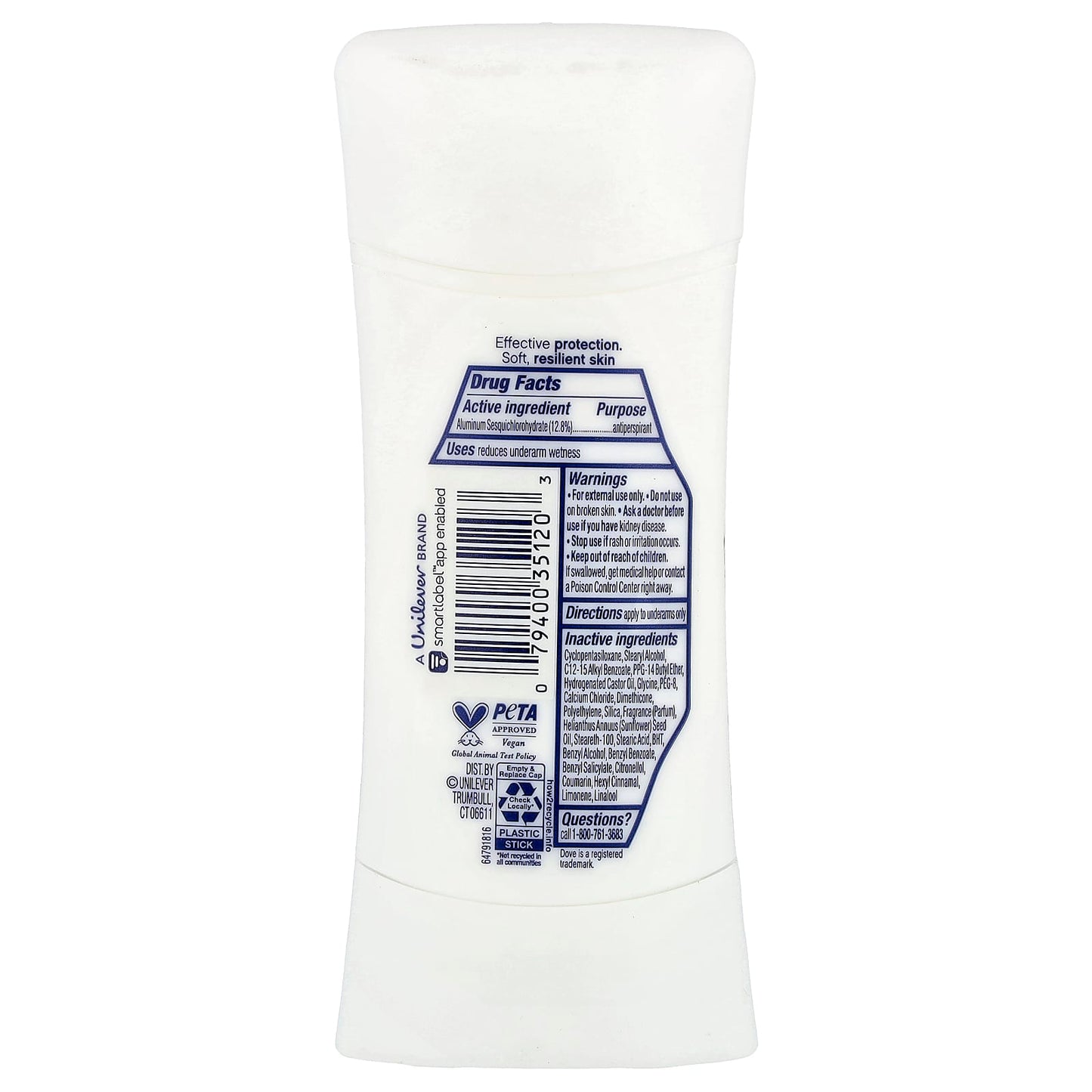 Dove Advanced Care Antiperspirant Deodorant with Shea Butter, 2.6 oz - Image 2