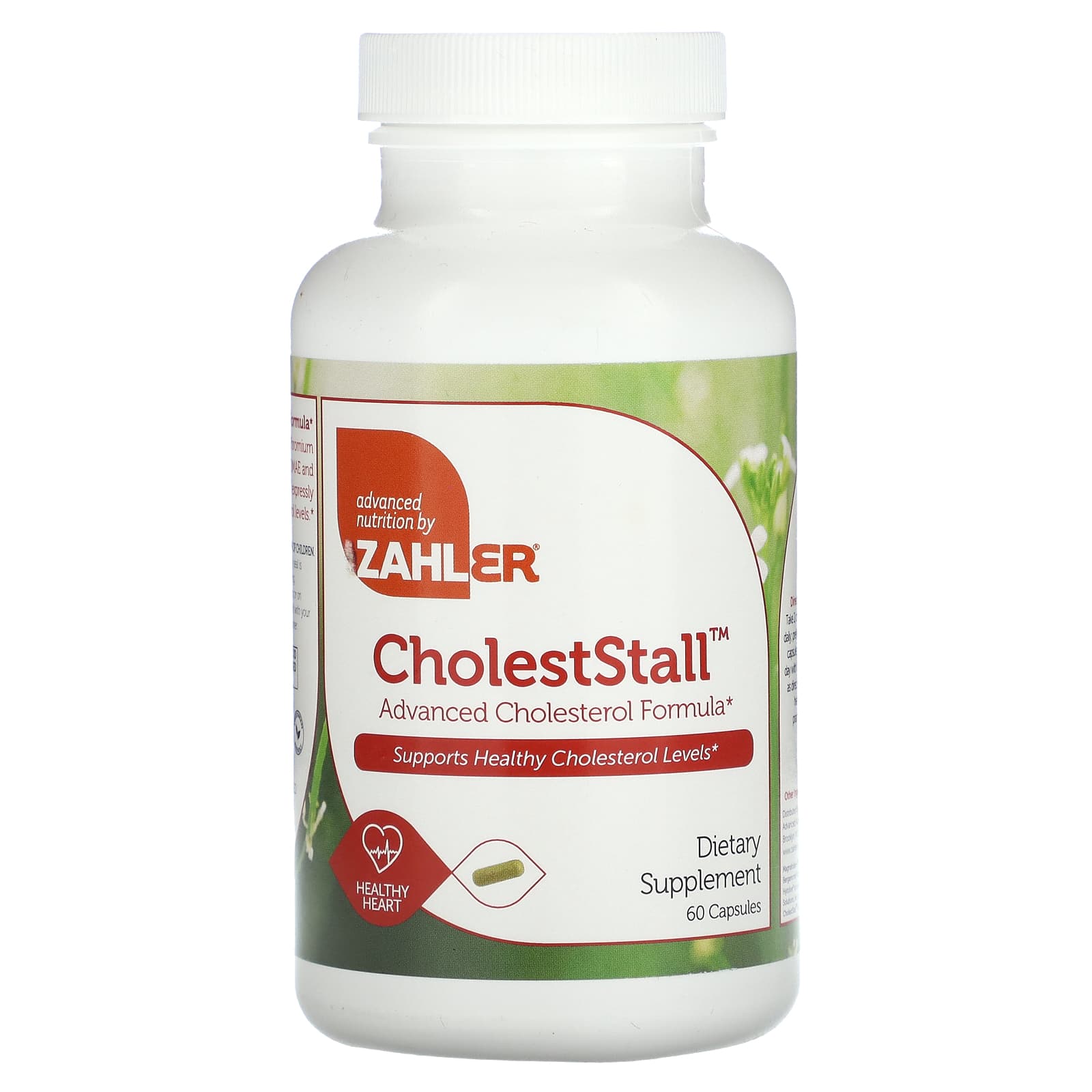 Zahler, CholestStall, Advanced Cholesterol Formula, 60 Capsules - Image 1