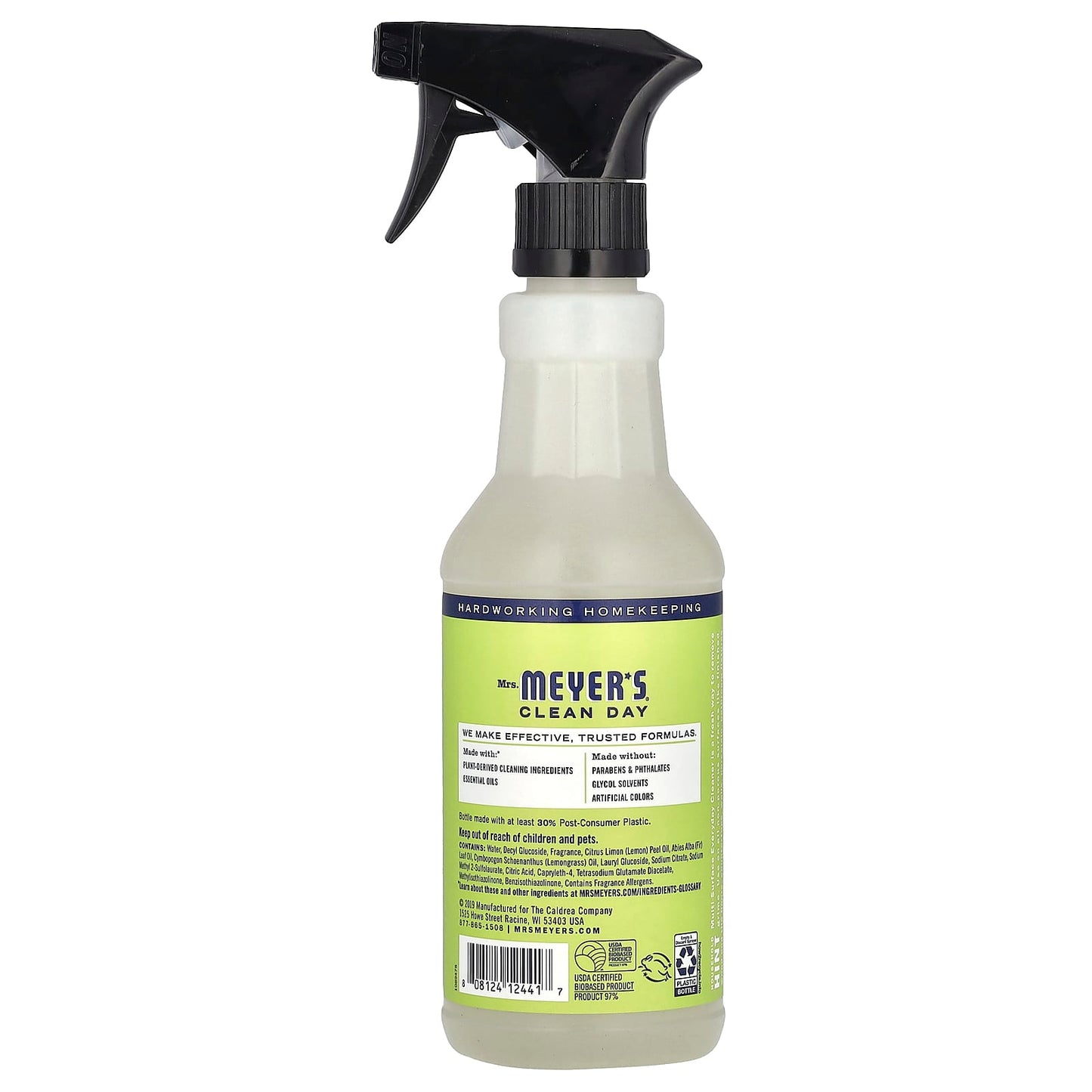 Mrs. Meyers Clean Day, Multi-Surface Everyday Cleaner, Lemon Verbena , 16 fl oz (473 ml) - Image 2