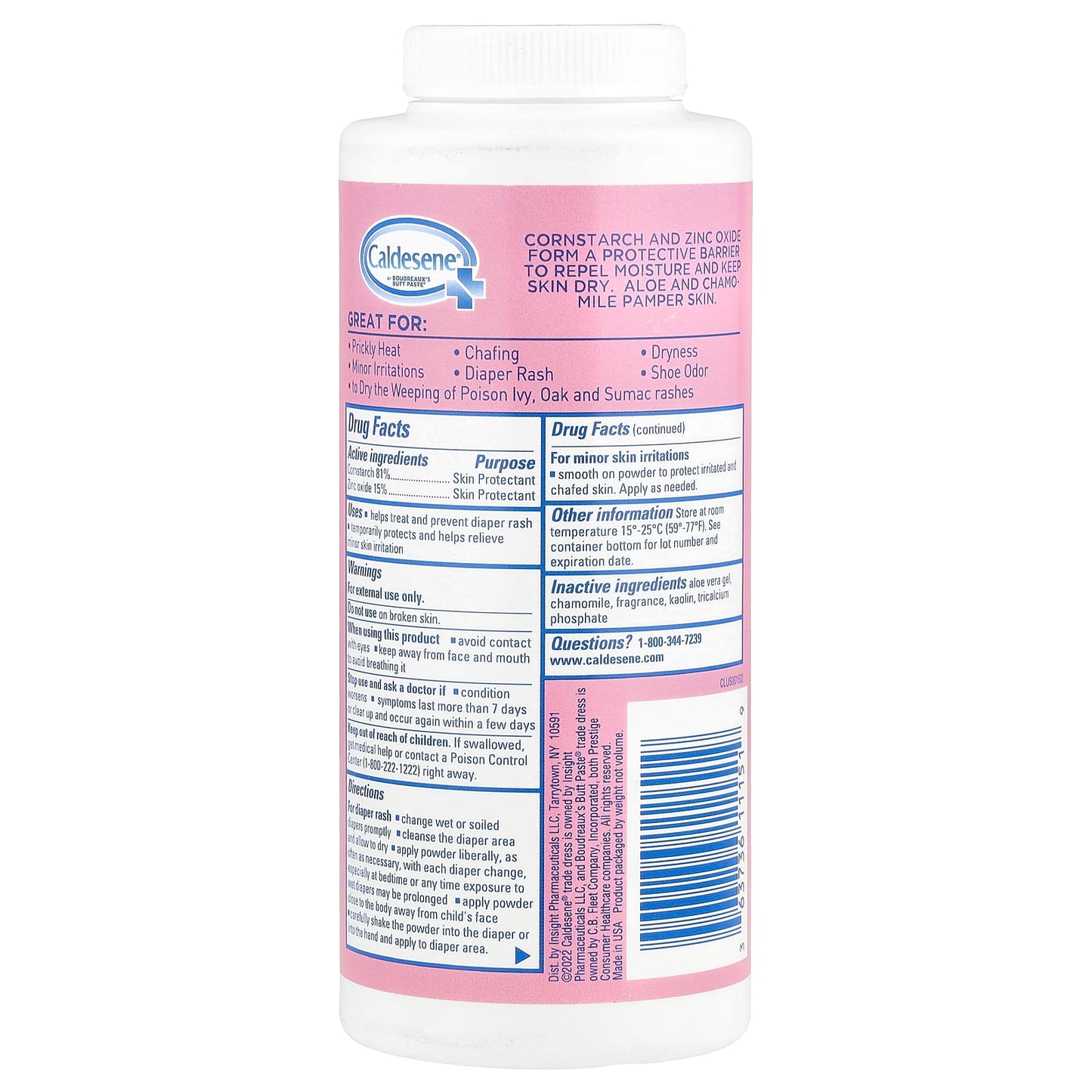 Caldesene Medicated Protecting Powder 5 oz Skin Soother - Image 2