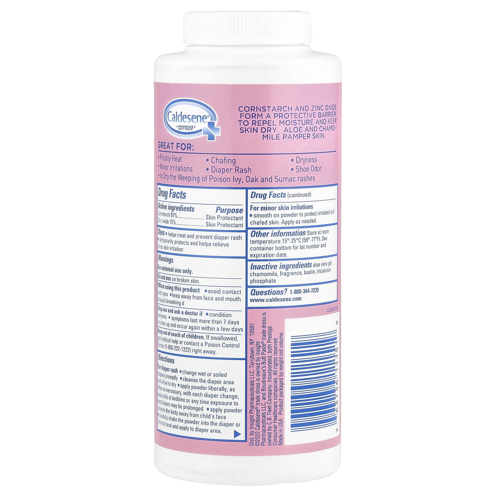 Caldesene Medicated Protecting Powder 5 oz Skin Soother - Image 2