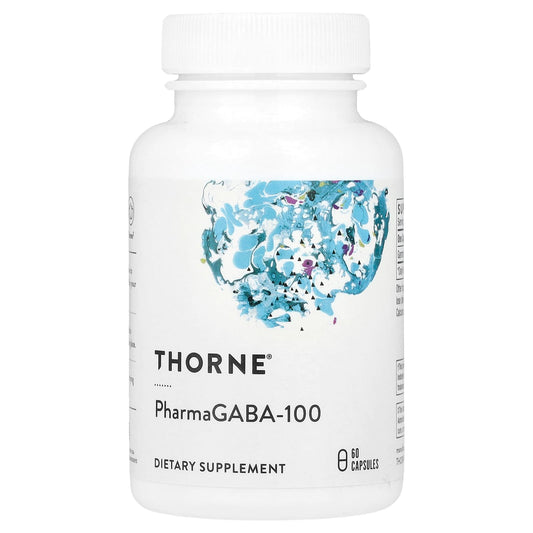 Thorne, PharmaGABA-100, 60 Capsules (100 mg per Capsule) - Image 1