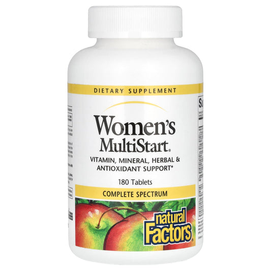 Natural Factors, Women's MultiStart®, 180 Tablets - Image 1
