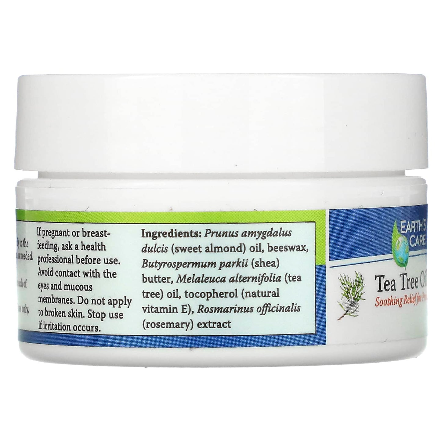Soften and Soothe with Earth's Care Tea Tree Oil Balm - 0.21 oz - Image 2