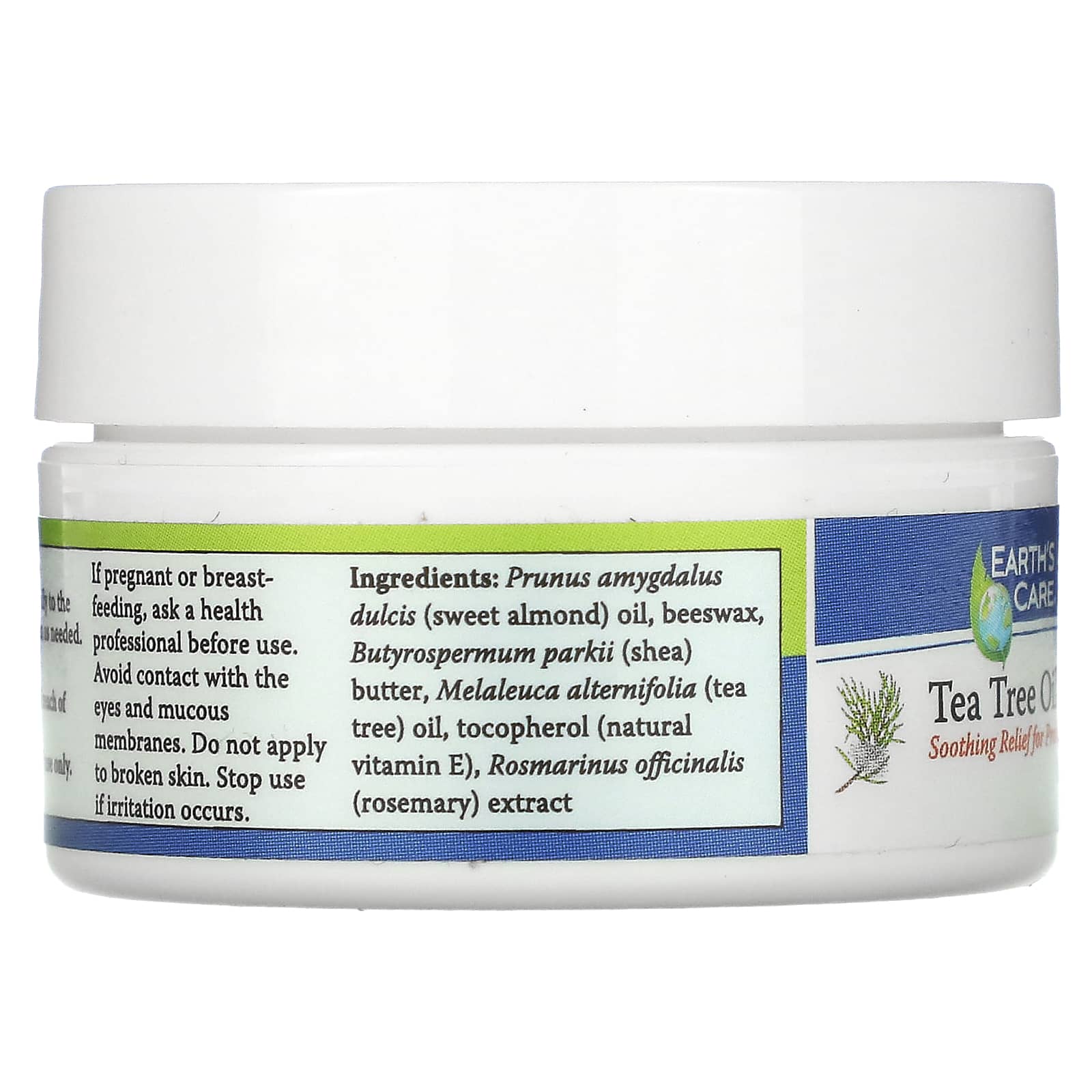 Soften and Soothe with Earth's Care Tea Tree Oil Balm - 0.21 oz - Image 2