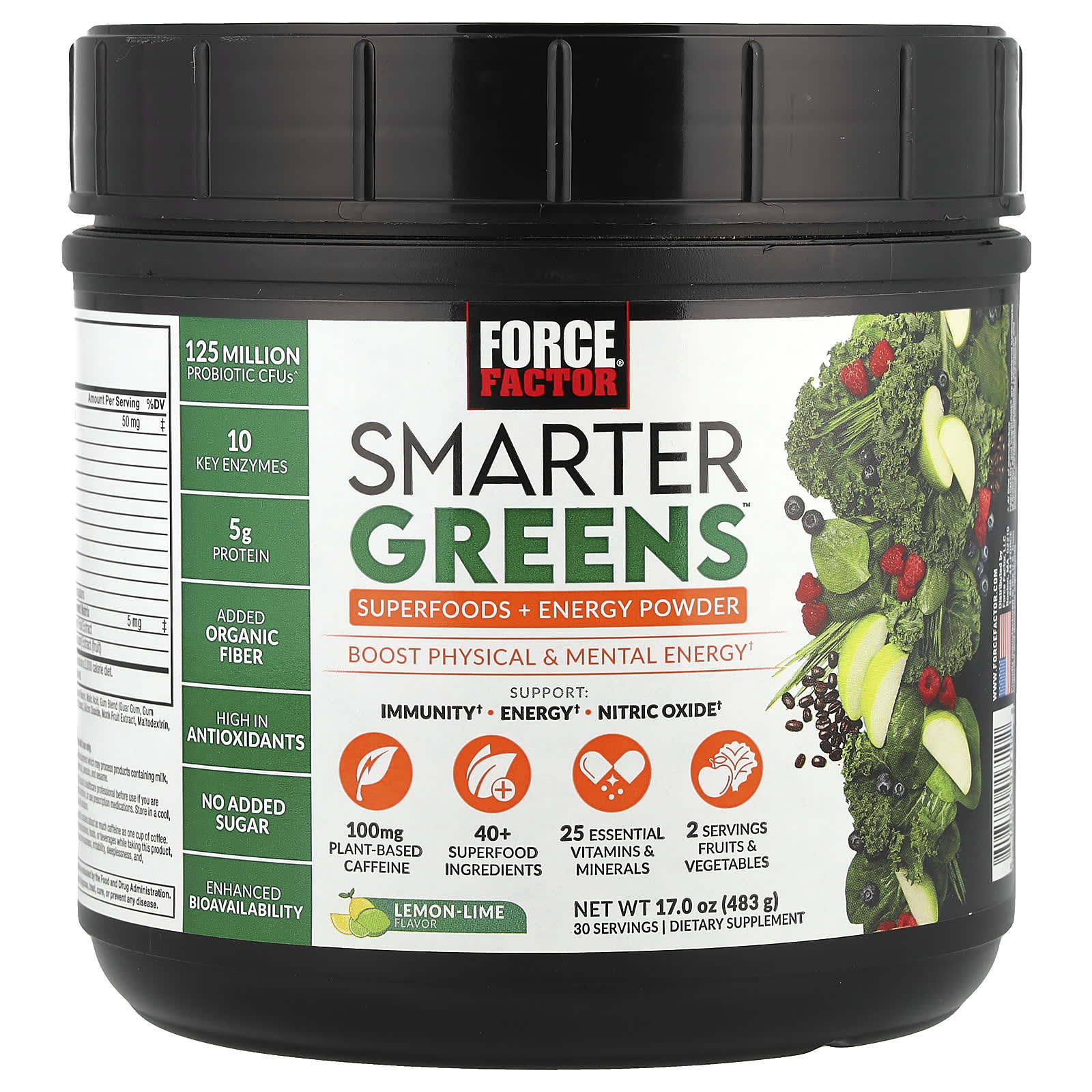Boost Energy & Immunity with Smarter Greens by Force Factor - Image 1