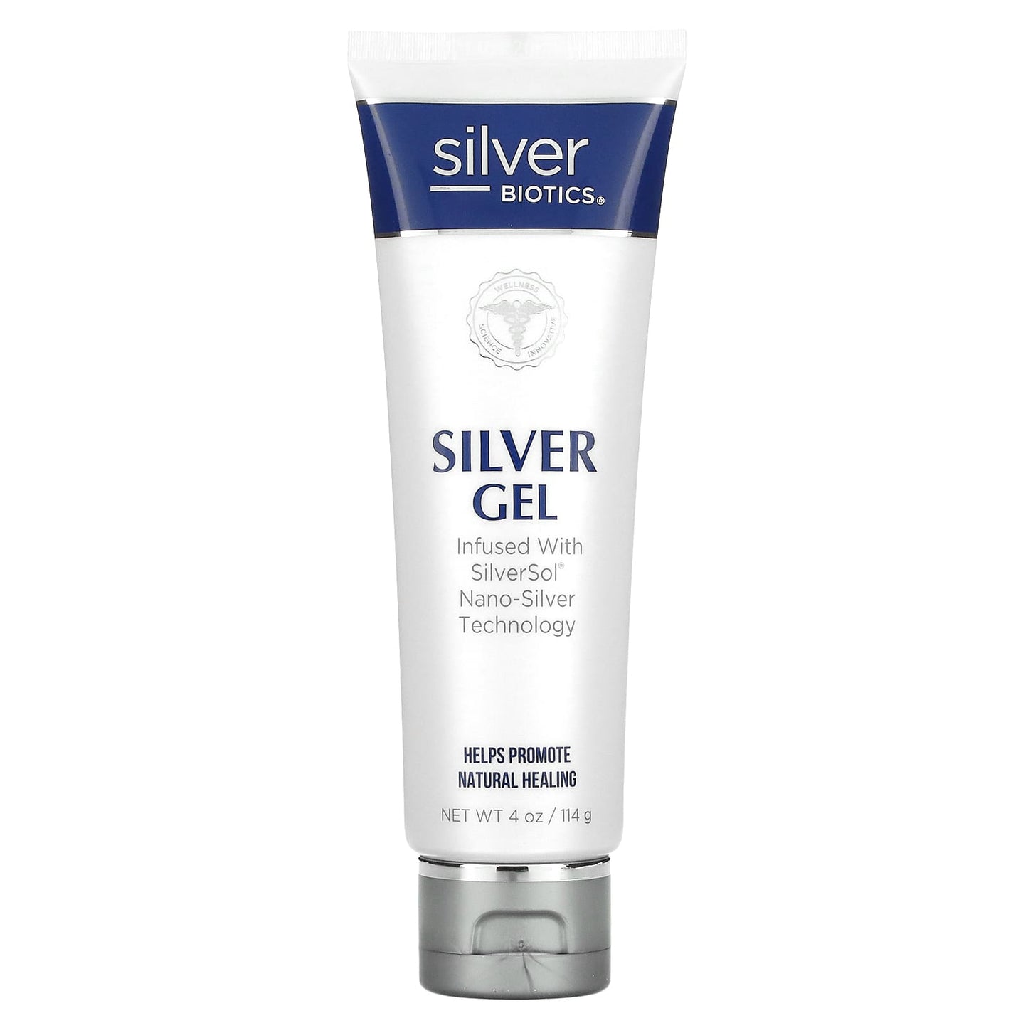 American Biotech Labs Silver Biotics Silver Gel 4 oz Protect & Beautify Skin - Image 1