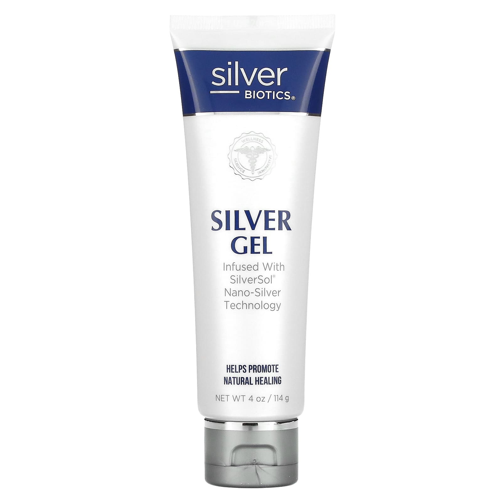 American Biotech Labs Silver Biotics Silver Gel 4 oz Protect & Beautify Skin - Image 1