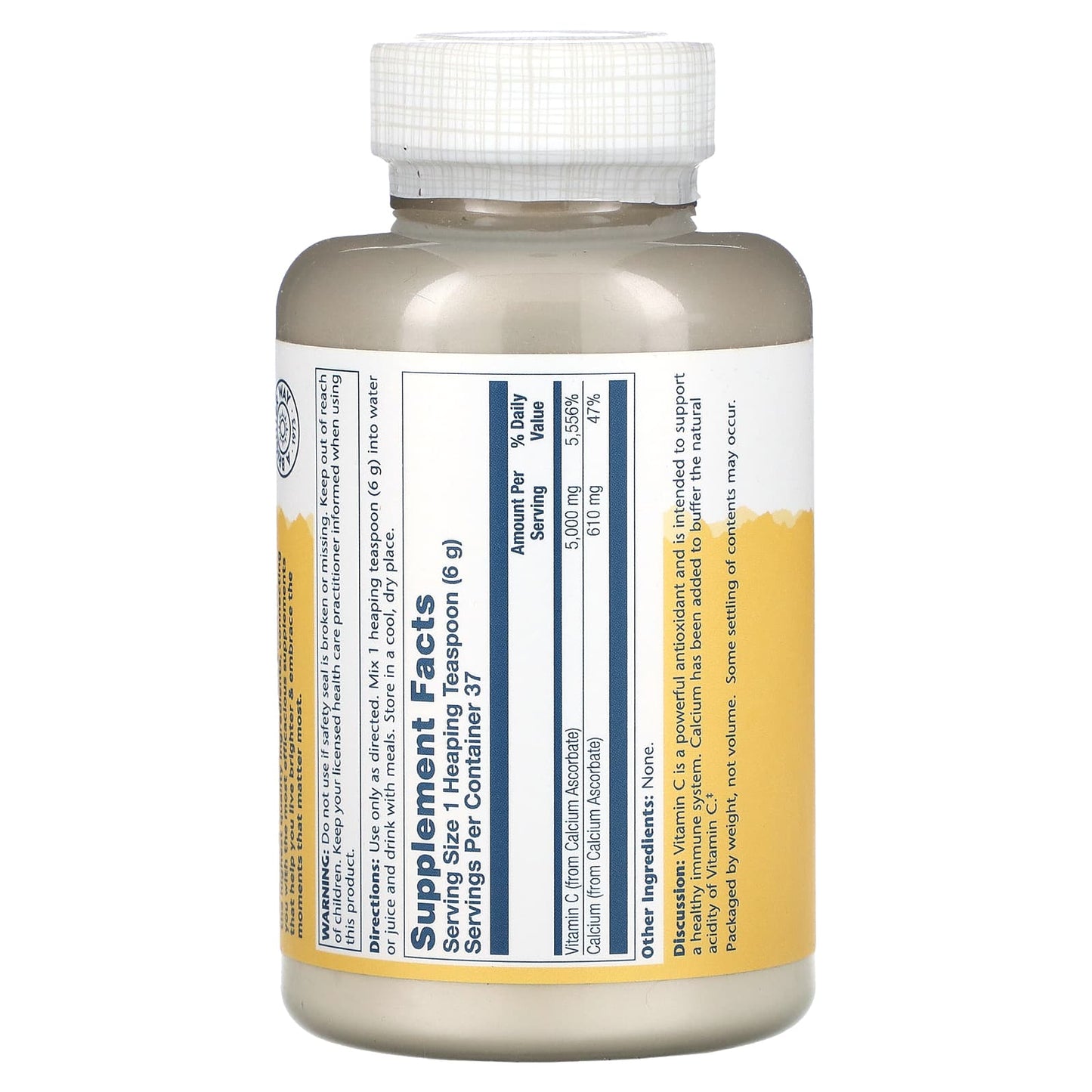 Solaray, Buffered Vitamin C Powder, 8 oz (227 g) - Image 2