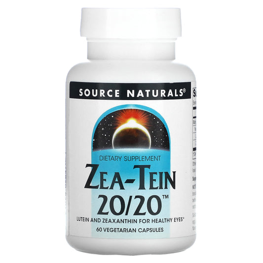 Source Naturals, Zea-Tein 20/20, 60 Vegetarian Capsules - Image 1