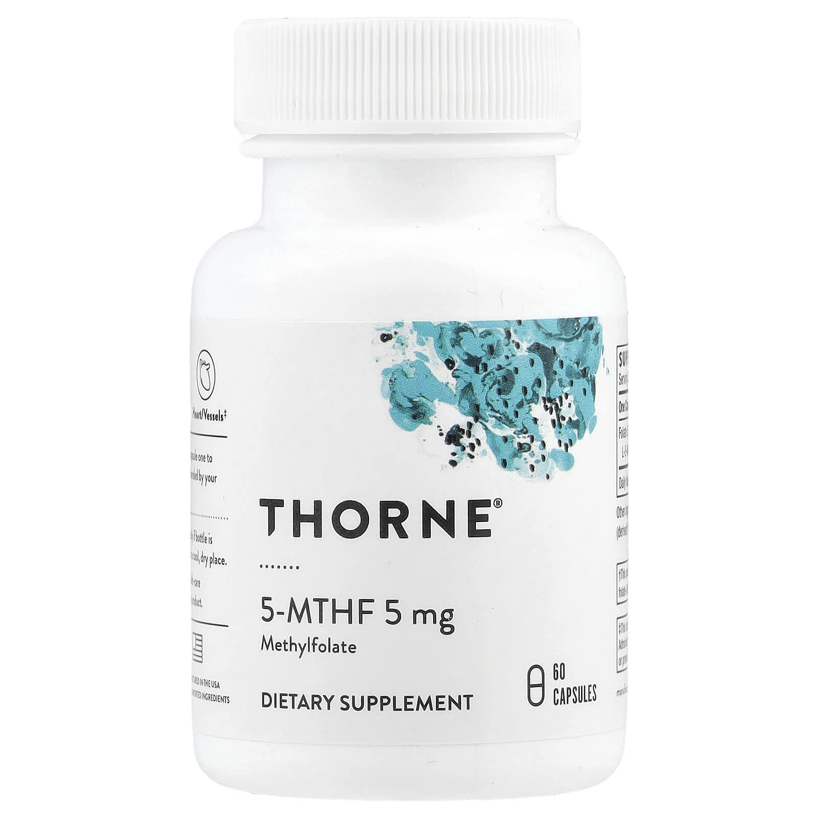 Thorne, 5-MTHF, 5 mg, 60 Capsules - Image 1