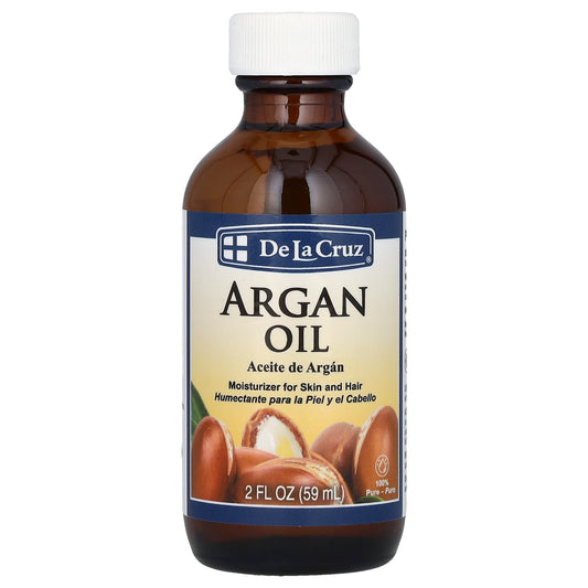 Pure Argan Oil by De La Cruz for Skin & Hair, 100% Natural, 2 fl oz - Image 1