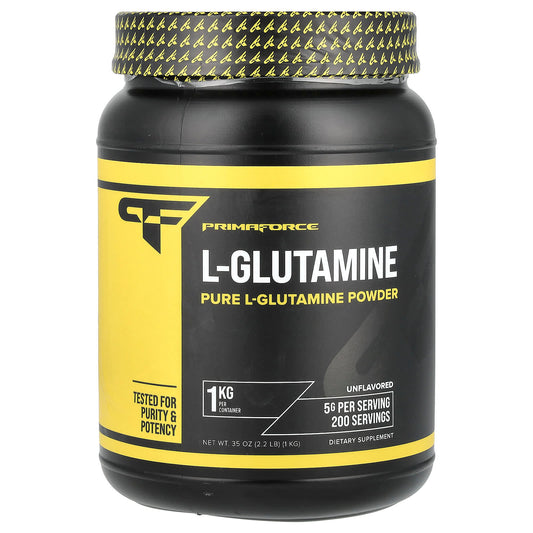 Primaforce, L-Glutamine Powder, Unflavored, 35 oz (1 kg) - Image 1