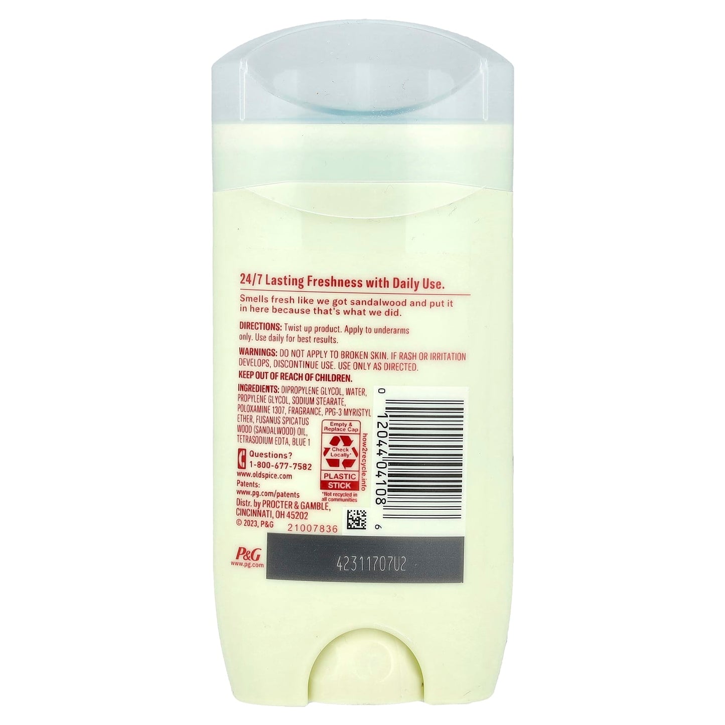 Old Spice, Deodorant, Timber with Sandalwood, 3 oz (85 g) - Image 2
