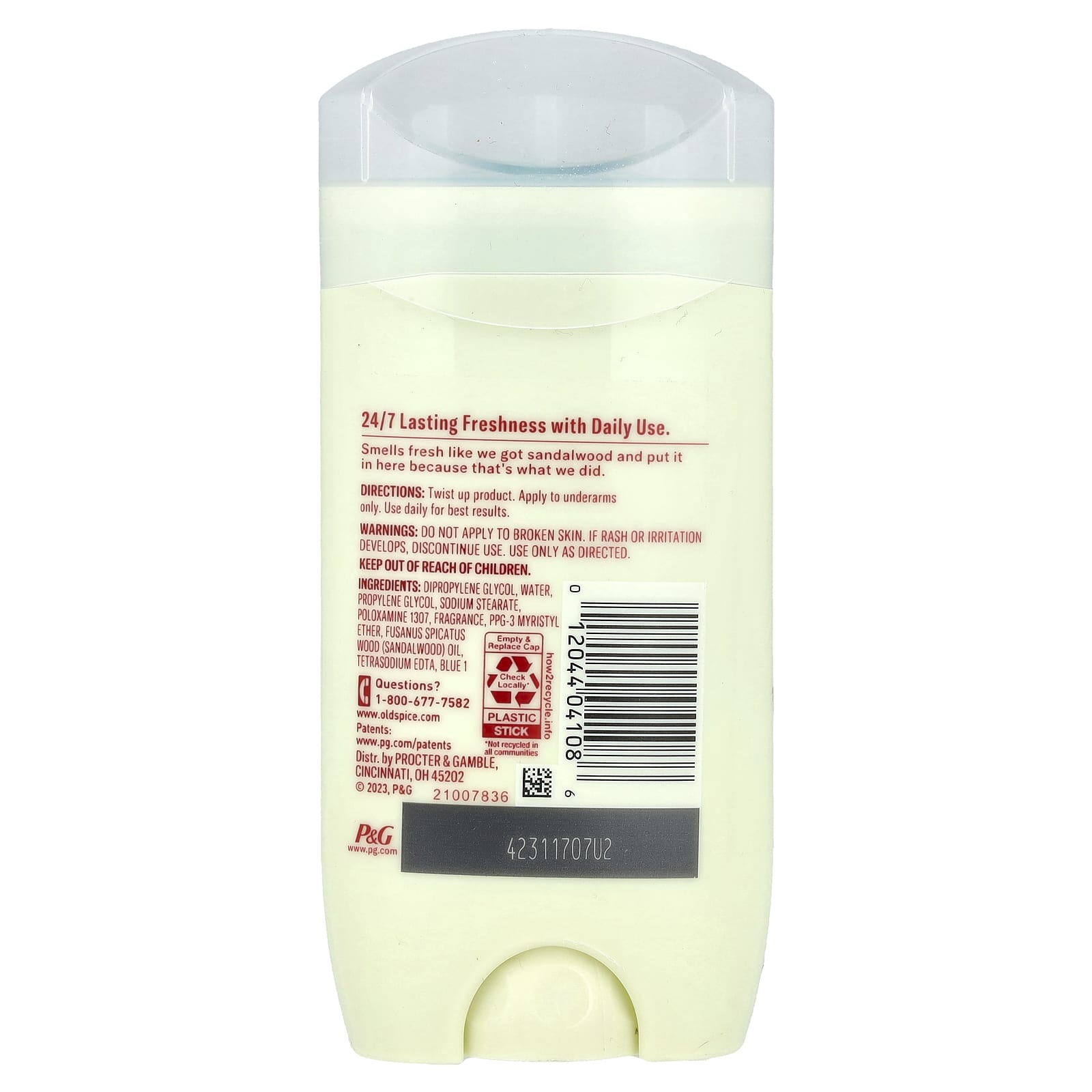 Old Spice, Deodorant, Timber with Sandalwood, 3 oz (85 g) - Image 2