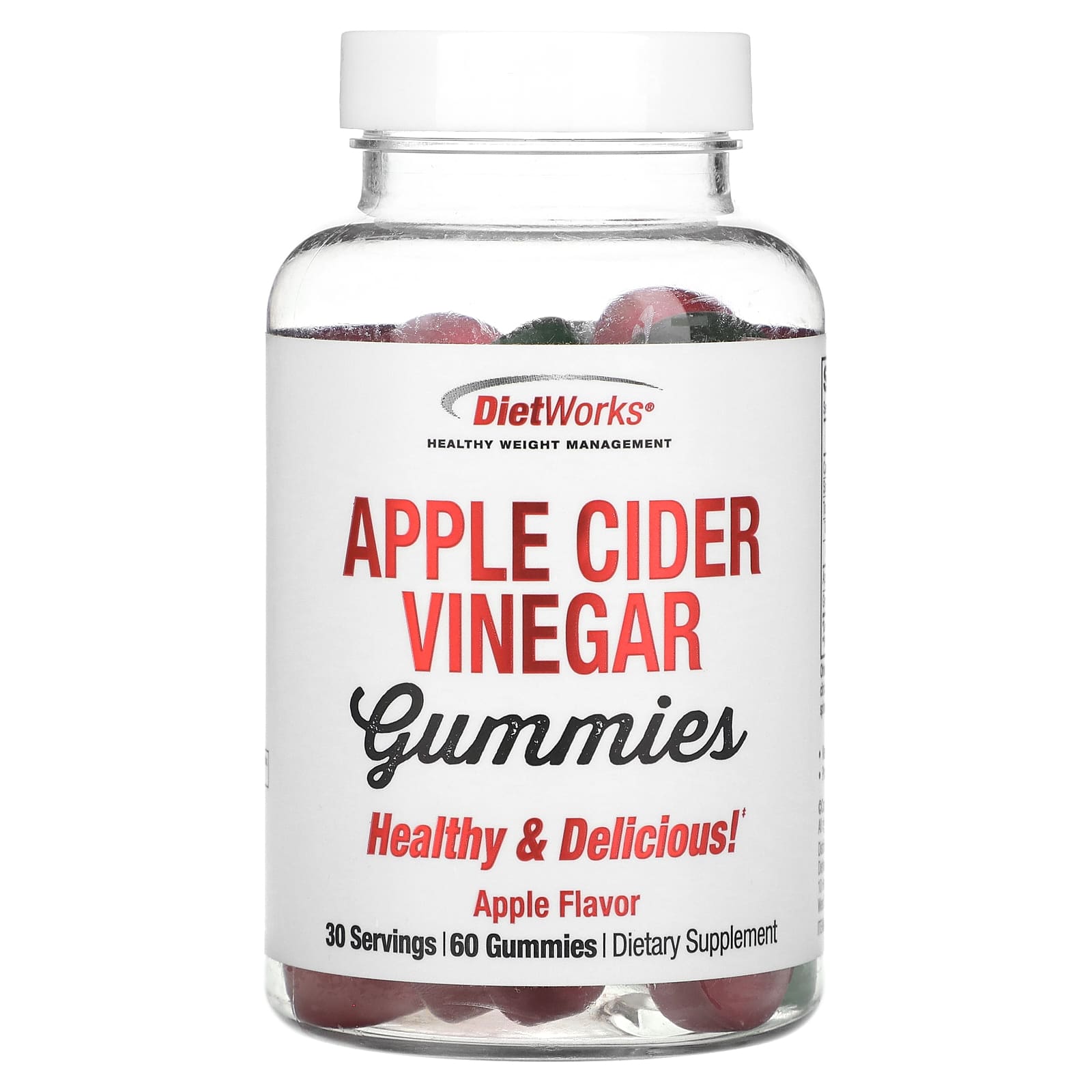 DietWorks Apple Cider Vinegar Gummies for Weight Loss & Digestion - Image 1
