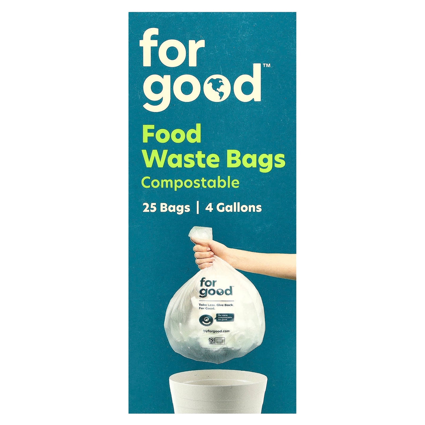 Full Circle Compostable Food Waste Bags, 25-Piece Set - Image 1