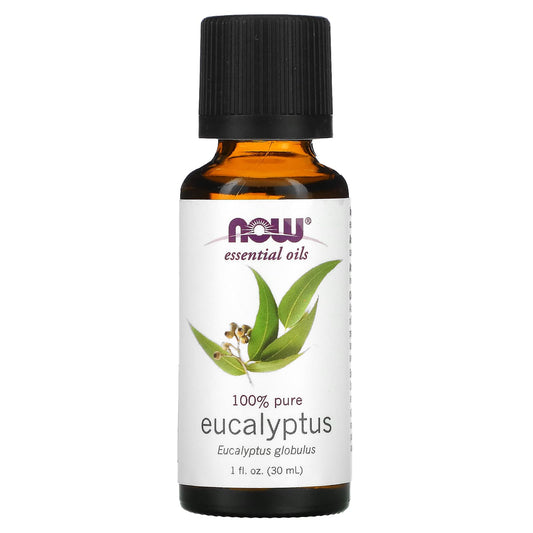 NOW Foods, Essential Oils, Eucalyptus, 1 fl oz (30 ml) - Image 1