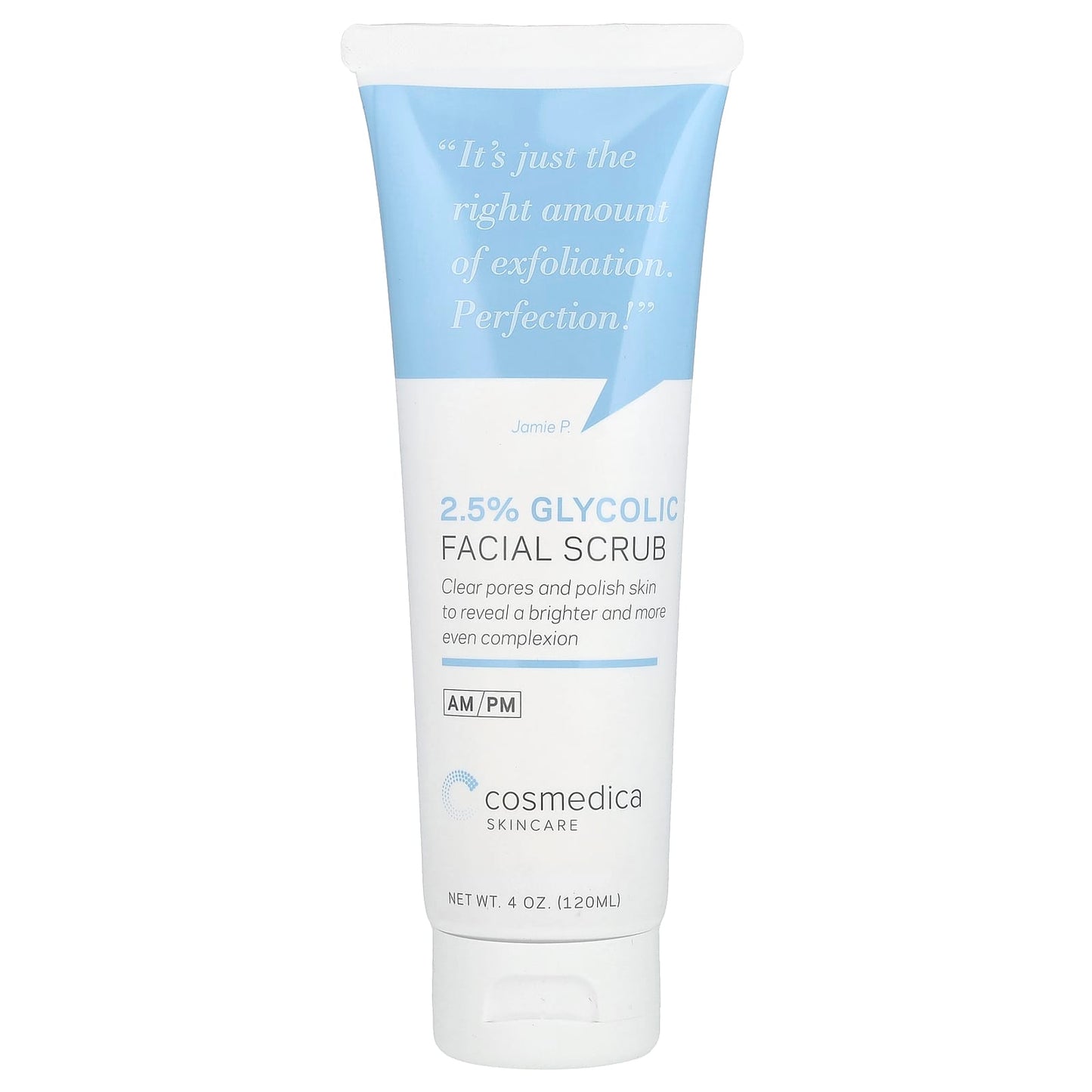 Revitalize Your Skin with Cosmedica 2.5% Glycolic Facial Scrub - Image 1