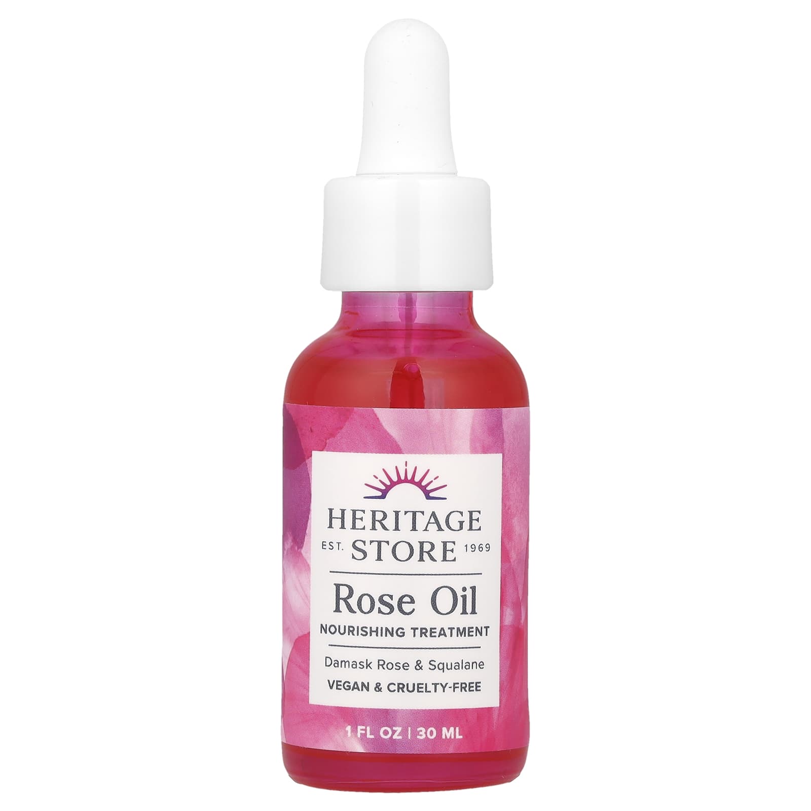 Heritage Store Rose Oil Nourishing Blend 1 fl oz (30 ml) - Image 1