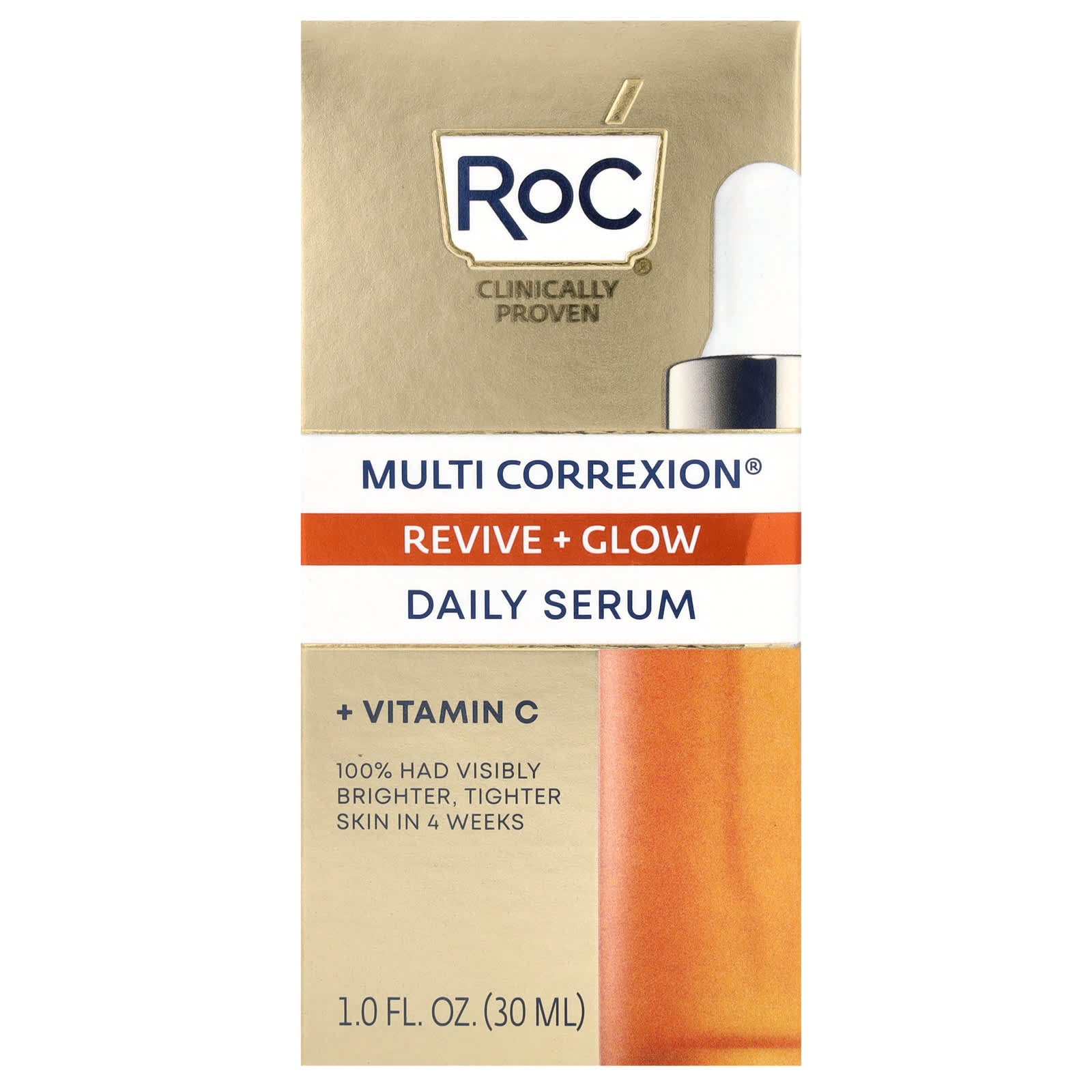 RoC, Multi Correxion, Revive + Glow, Daily Serum + Vitamin C, 1 fl oz (30 ml) - Image 2