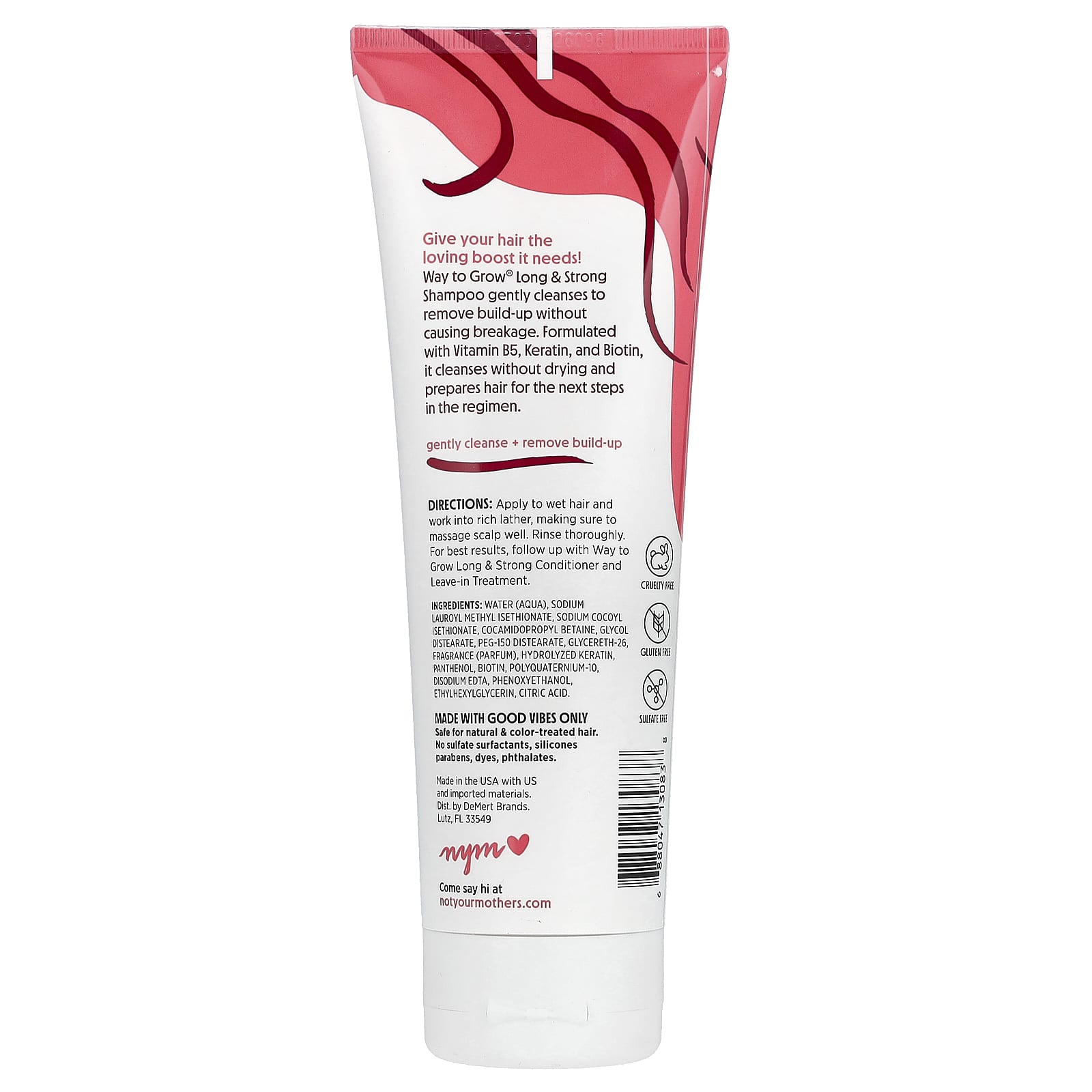 Not Your Mother's, Way To Grow, Long & Strong Shampoo, 8 fl oz (237 ml) - Image 2