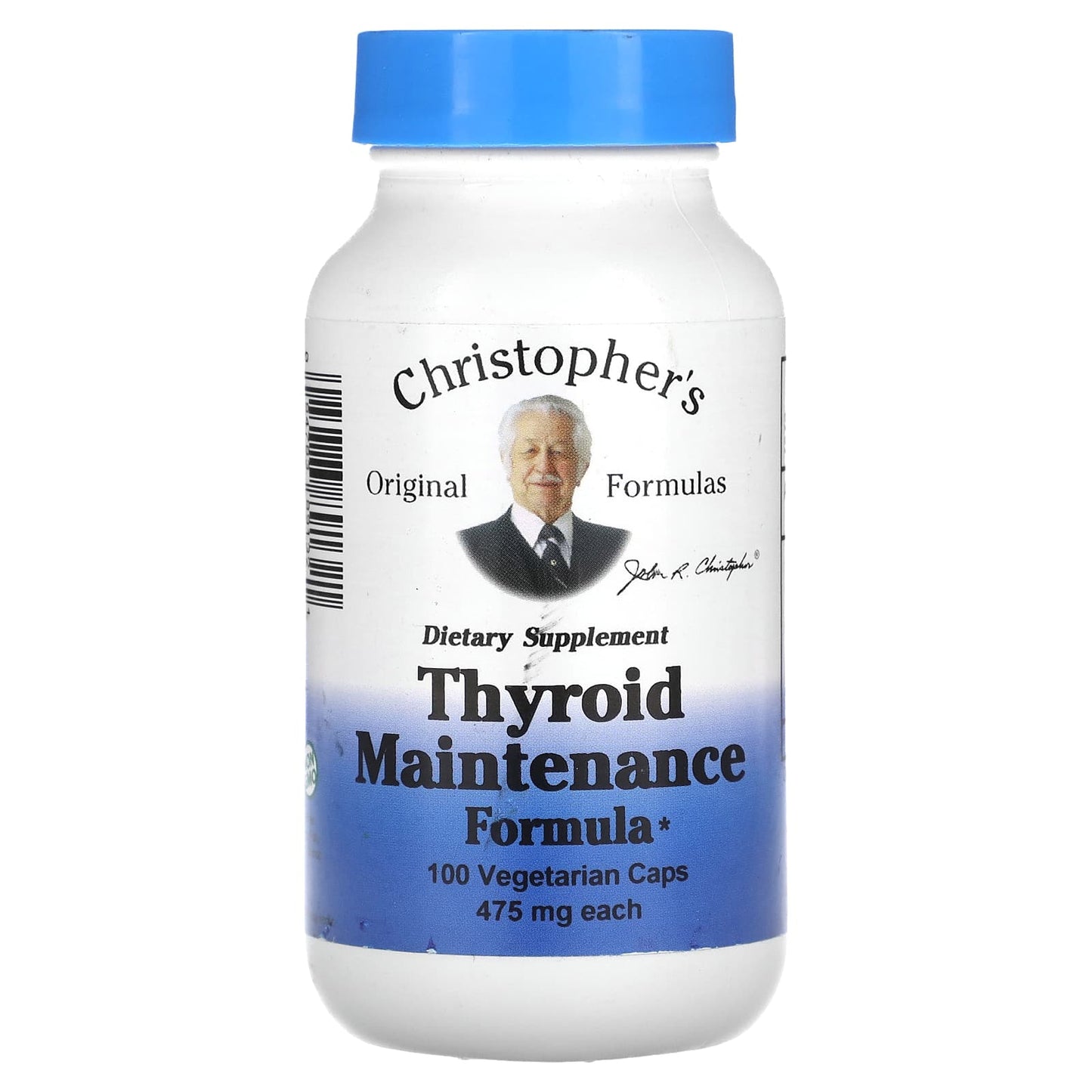 Thyroid Support Formula by Christopher's Original Formulas - 100 Caps - Image 1
