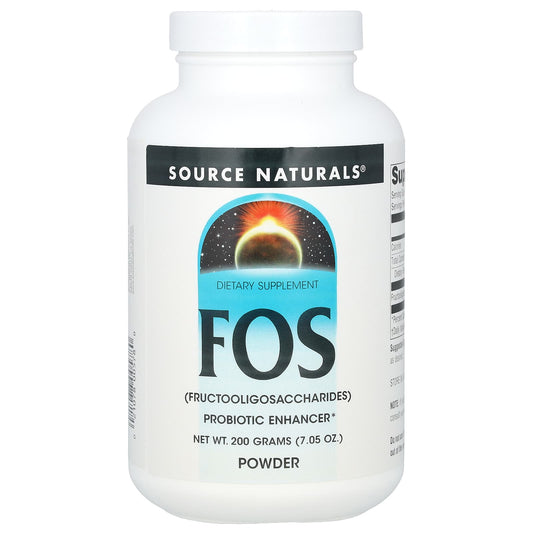 Source Naturals, FOS Powder, 7.05 oz (200 g) - Image 1