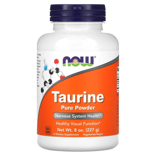 NOW Foods, Taurine Pure Powder, 8 oz (227 g) - Image 1