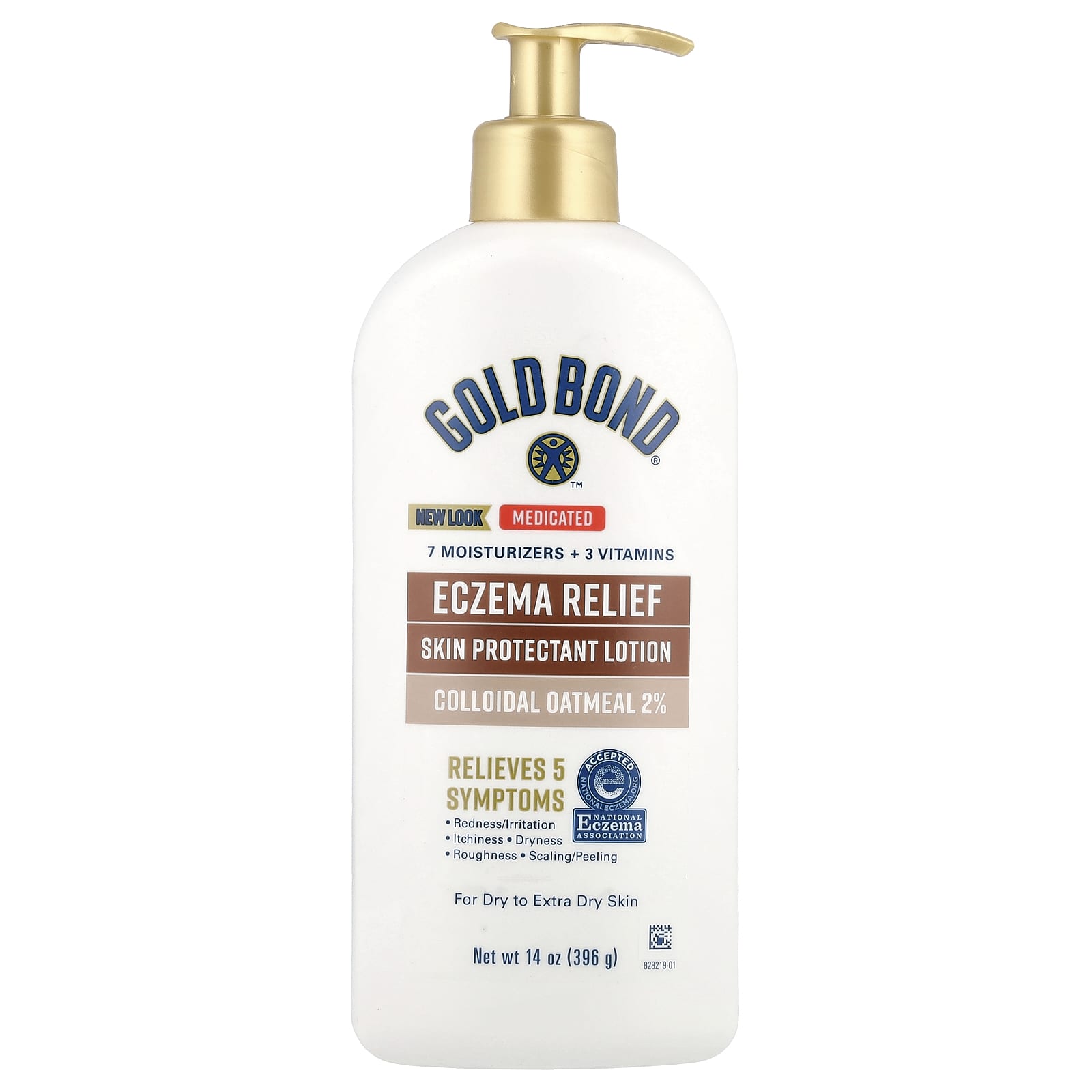 Gold Bond Eczema Relief Skin Protectant Lotion, 14 oz (396 g) - Image 1