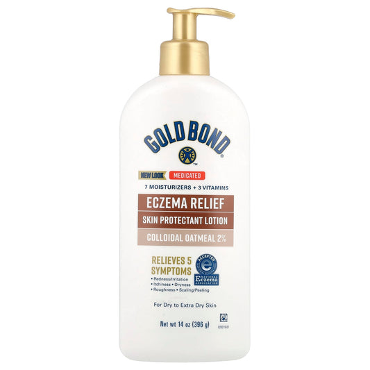 Gold Bond Eczema Relief Skin Protectant Lotion, 14 oz (396 g) - Image 1