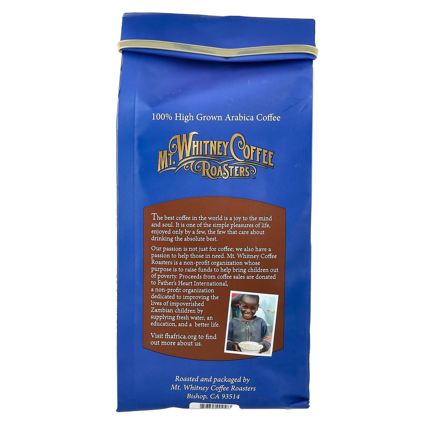 Mt. Whitney Coffee Roasters, Organic Peru, Whole Bean Coffee, Medium Roast, 32 oz (907 g) - Image 2