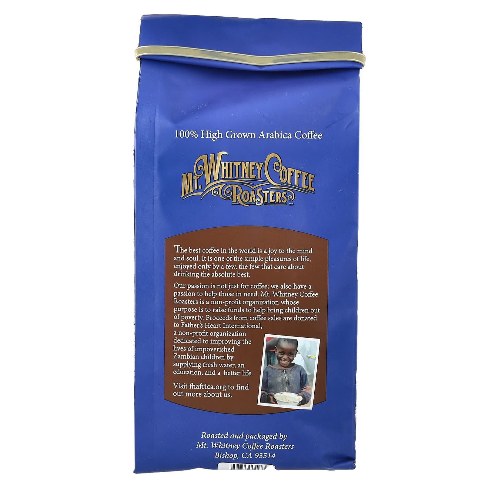Mt. Whitney Coffee Roasters, Organic Peru, Whole Bean Coffee, Medium Roast, 32 oz (907 g) - Image 2