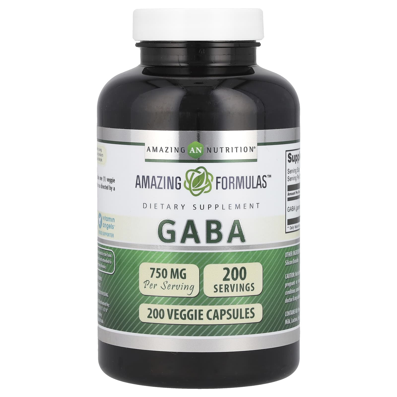 GABA Dietary Supplement 750mg for Relaxation, Sleep & Mood - Image 1