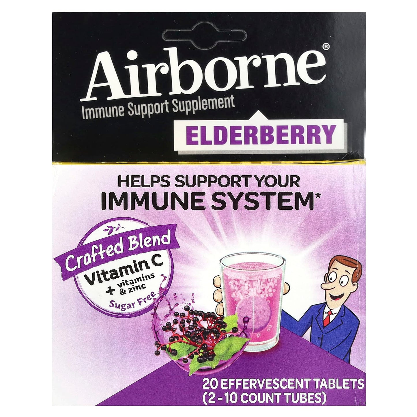 Boost Your Immune System with Airborne Elderberry Supplement - Image 1