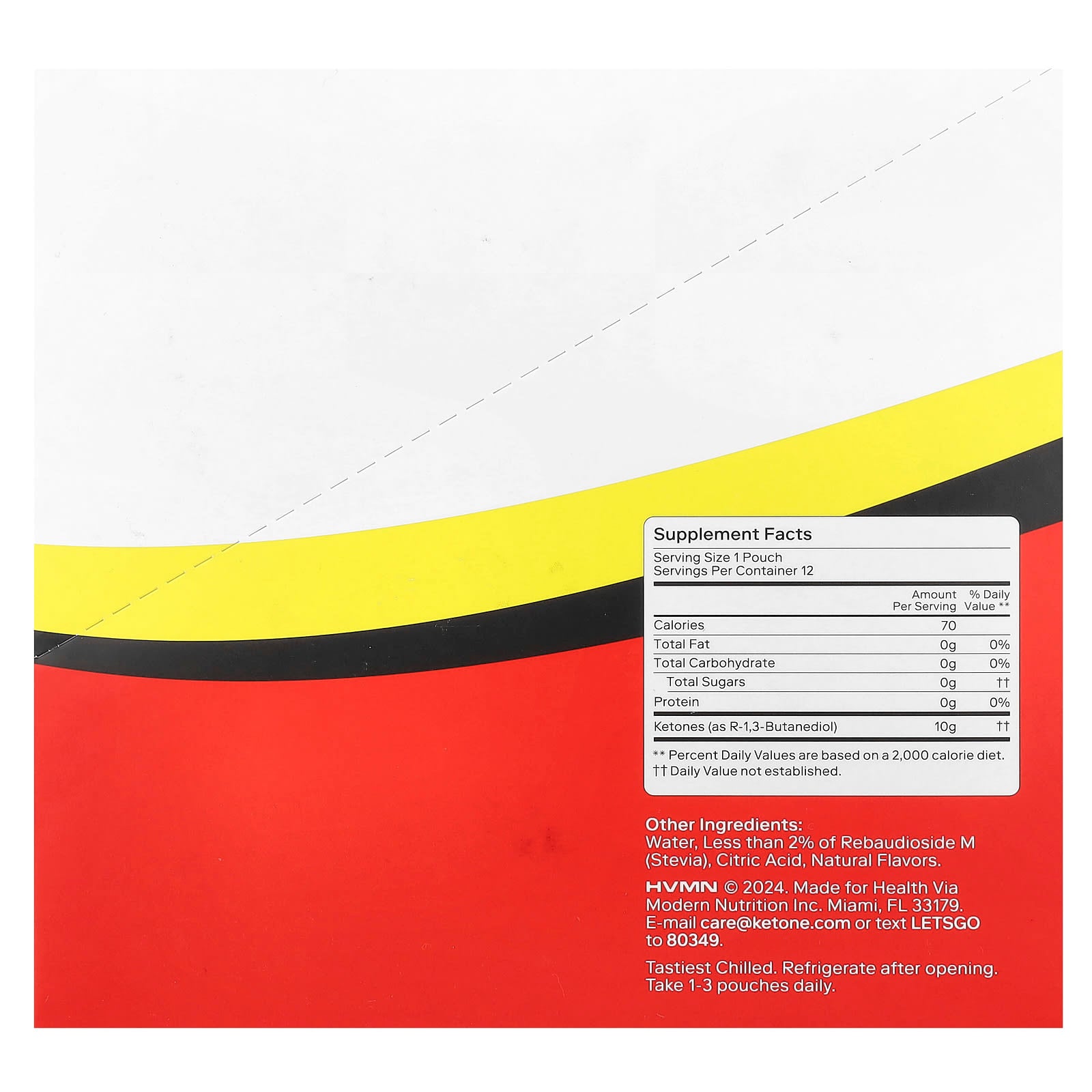 Ketone-IQ, High Performance Energy, Original, 10 g, 12 Pouches, 2 fl oz (59 ml) Each - Image 2