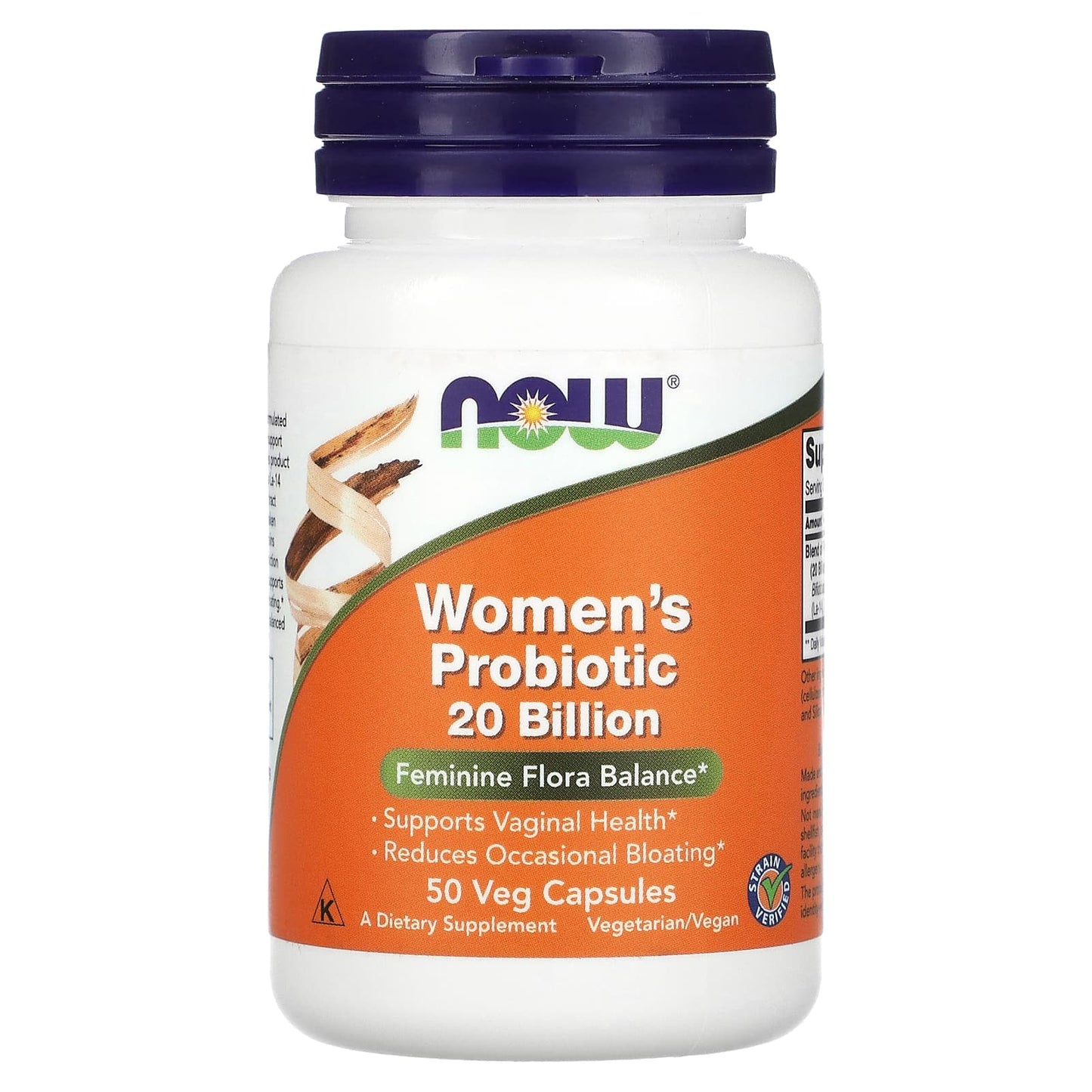 NOW Foods, Woman's Probiotic , 20 Billion, 50 Veg Capsules - Image 1
