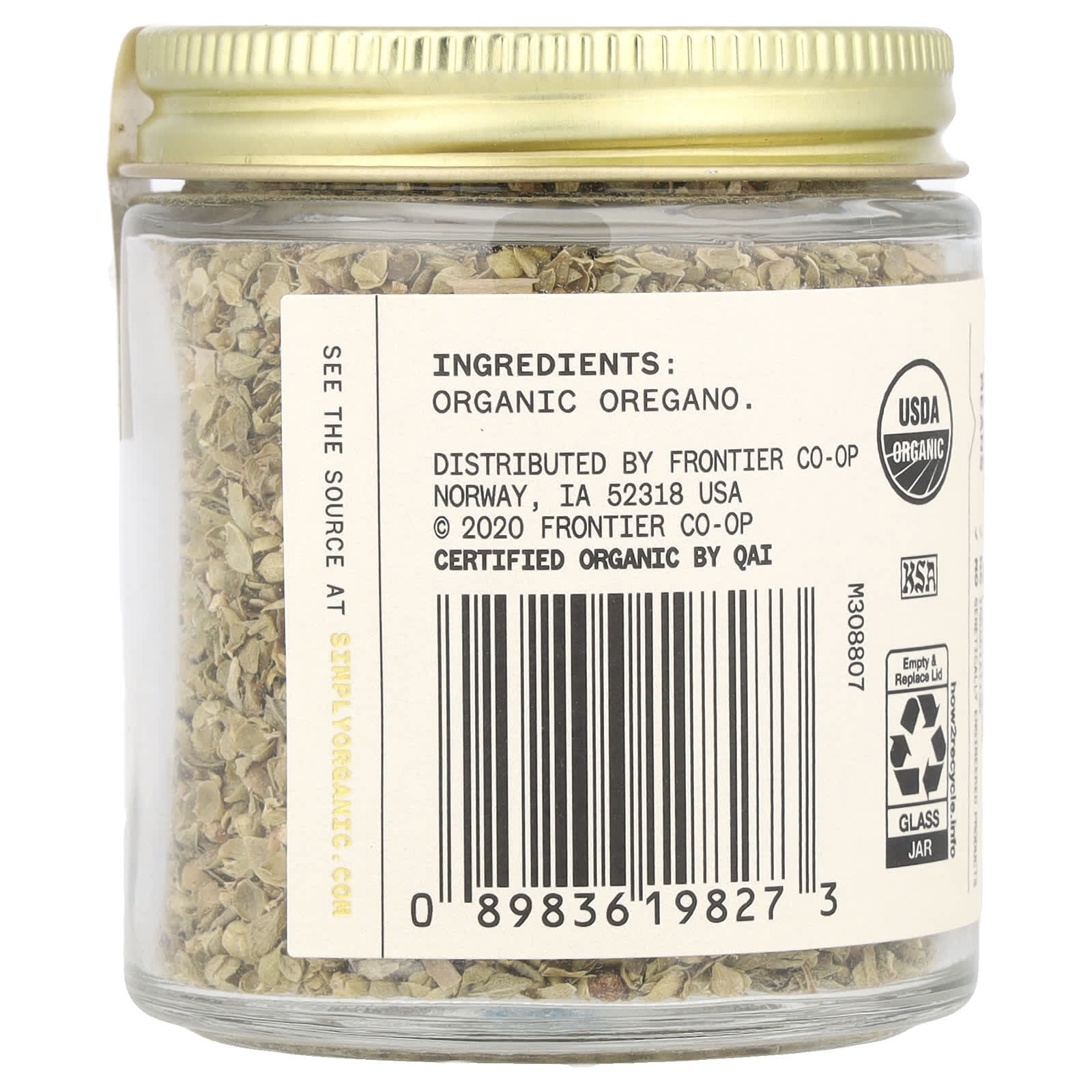 Simply Organic, Single Origin, Turkish Oregano, 0.52 oz (15 g) - Image 2
