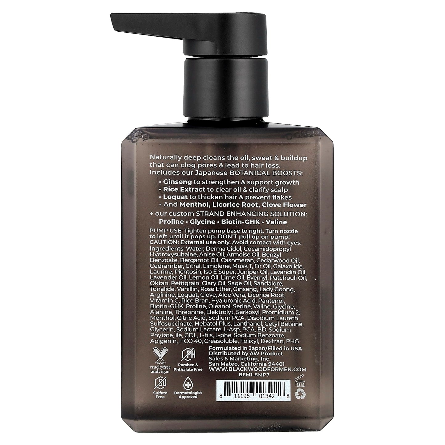 Men's Daily Shampoo for Normal to Oily Hair - Thicken & Clarify - Image 2