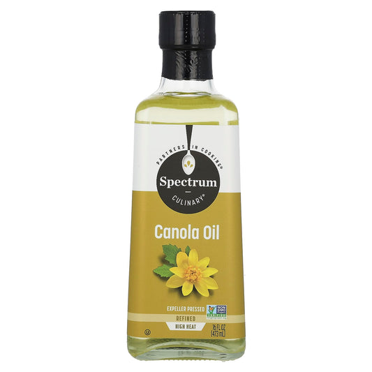 Spectrum Culinary, Canola Oil, Refined, 16 fl oz (473 ml) - Image 1