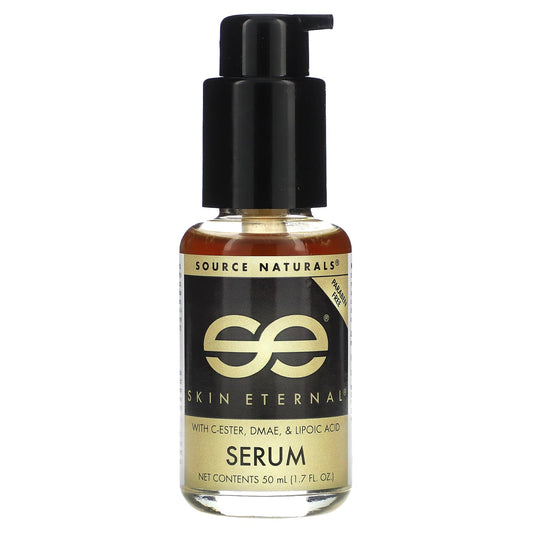 Source Naturals, Skin Eternal Serum With C-Ester, DMAE, & Lipoic Acid, 1.7 fl oz (50 ml) - Image 1
