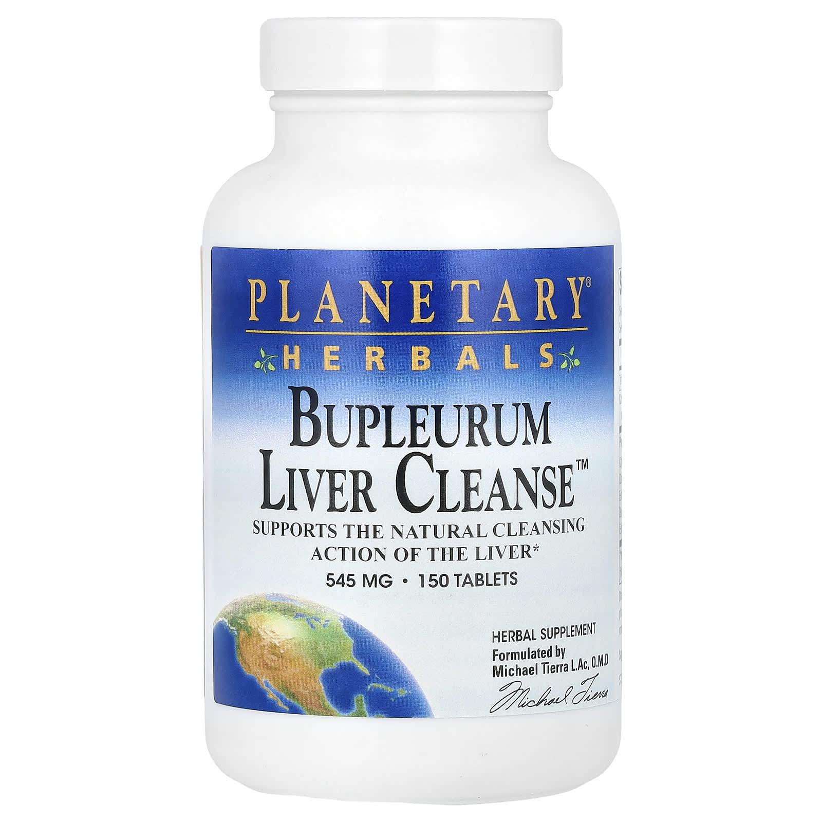 Planetary Herbals, Bupleurum Liver Cleanse™, 150 Tablets - Image 1