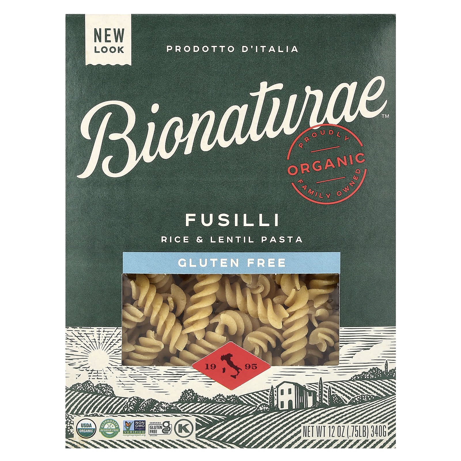 Gluten-Free Fusilli Pasta from Italy - Organic & Delicious - Image 1