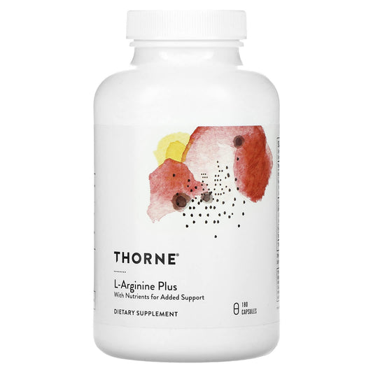 Thorne, L-Arginine Plus with Nutrients for Added Support, 180 Capsules - Image 1