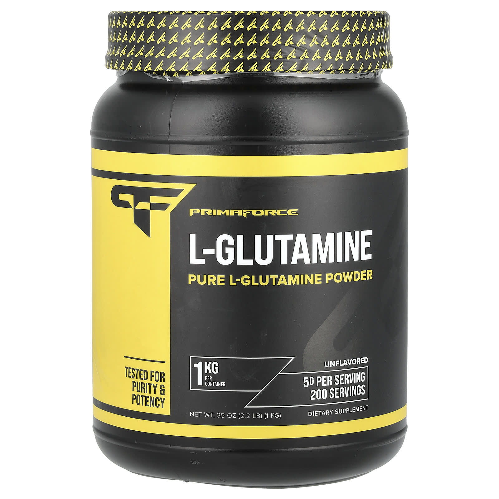 Primaforce, L-Glutamine Powder, Unflavored, 35 oz (1 kg) - Image 1