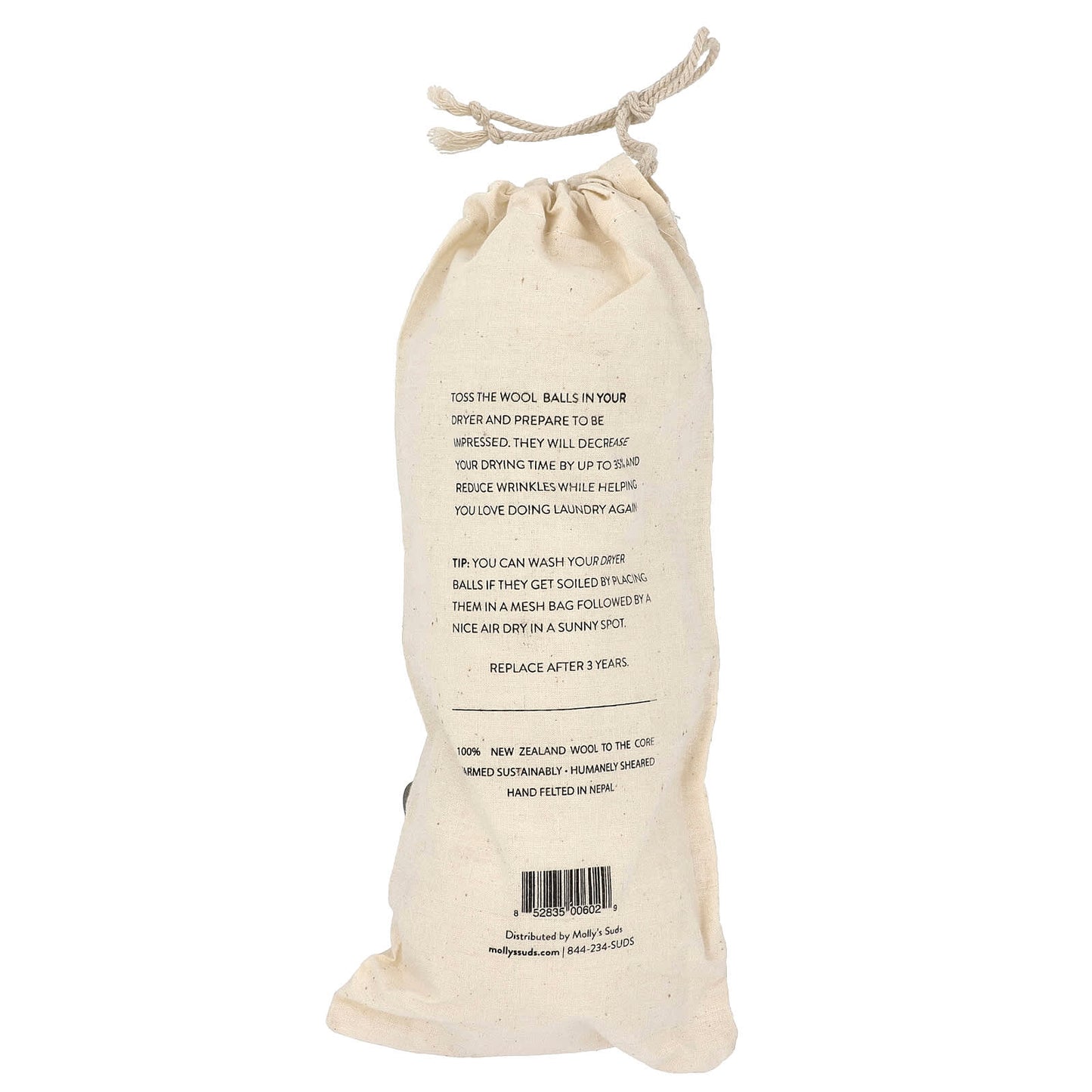 Molly's Suds, Wool Dryer Balls, 3 Balls - Image 2