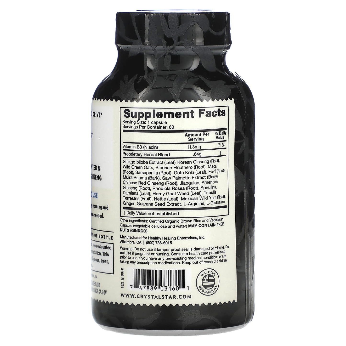 Boost Libido Naturally - Crystal Star Men's Supplement - Image 2