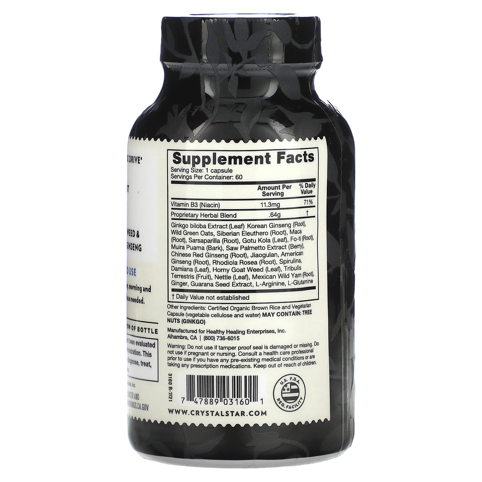 Boost Libido Naturally - Crystal Star Men's Supplement - Image 2