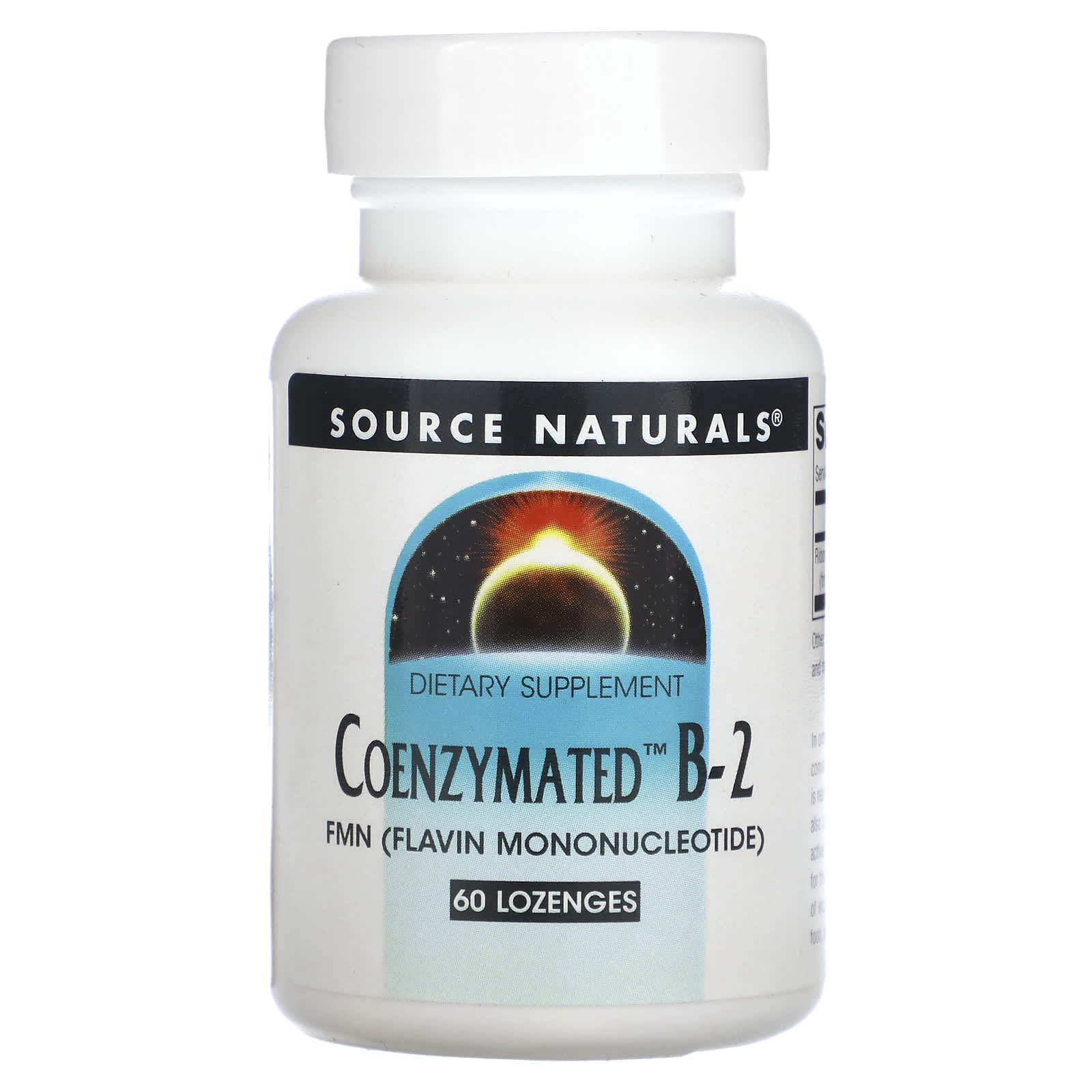 Source Naturals, Coenzymated B-2, 18 mg, 60 Lozenges - Image 1